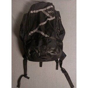 Nike Lacrosse Face-Off Black Backpack Travel Bag 24x15x9